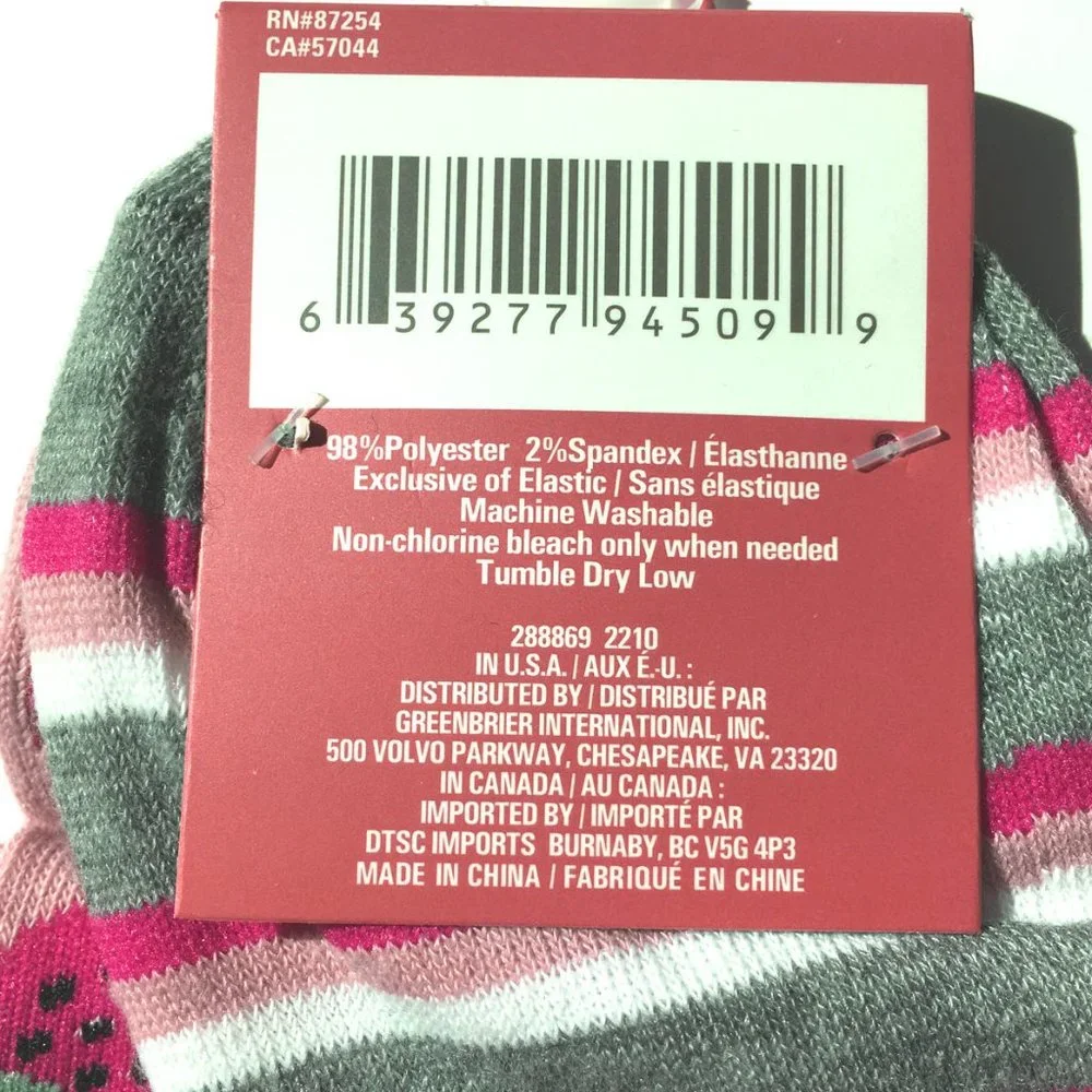 Strawberries & Striped Socks